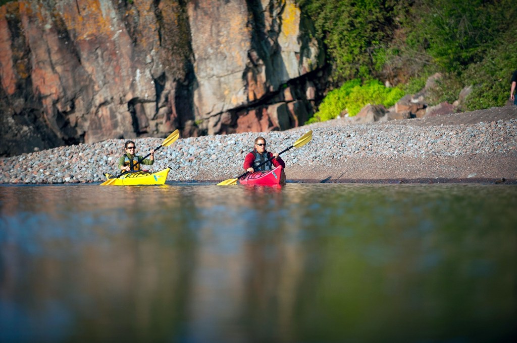 Kayaking on the North Shore